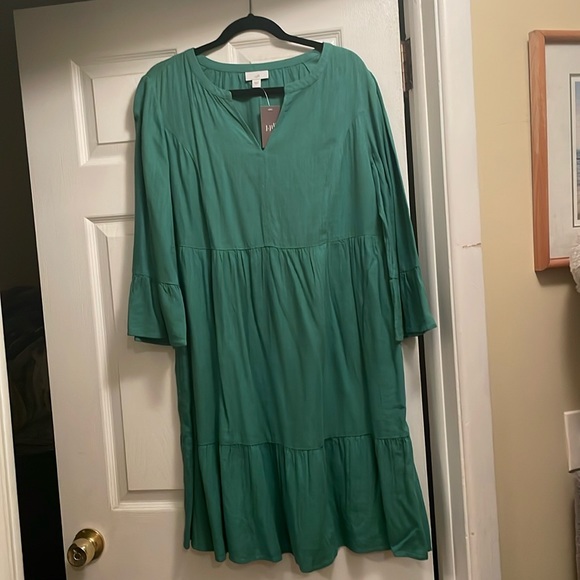 J.Jill green dress - Picture 2 of 5